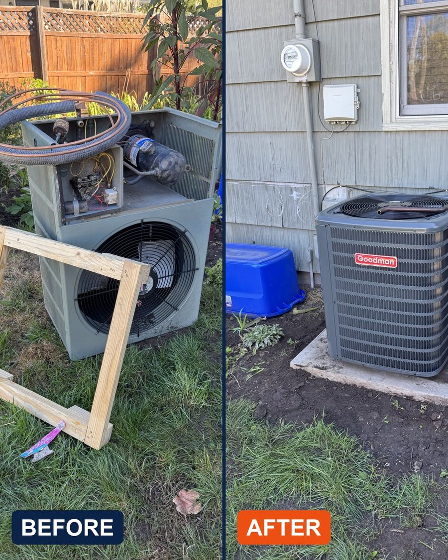 Air conditioner replaced