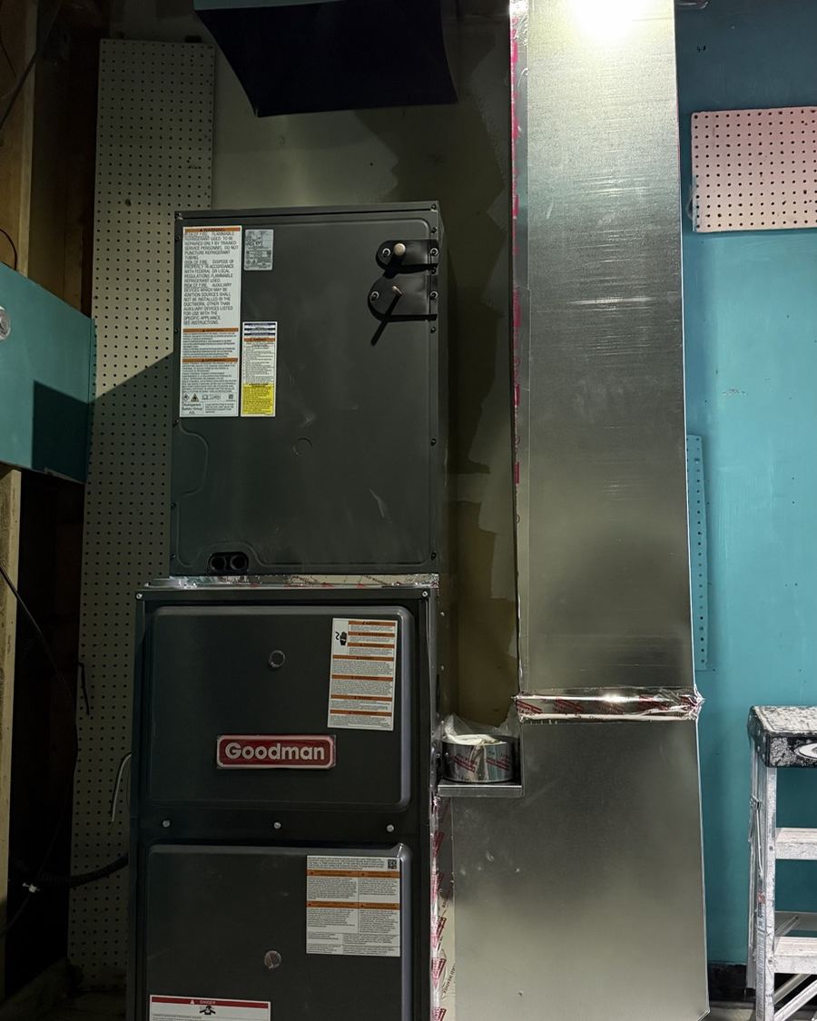 New 96% furnace, in a day